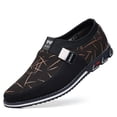 thumbnail image 5 of Zapatos casuales Prince planos 48 de caña baja 52 zapatos de hombre talla grande 53 sin cordones, 5 of 5