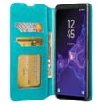 thumbnail image 3 of For Samsung Galaxy S10 Plus/S10+ Case, PU Leather Flip Wallet Case Cover Folio [Kickstand] ID&Credit Card Slot Cute Girls Women For Galaxy S10+/S10 Plus (2019 Release) -Turqouise, 3 of 5