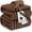 Brown, variant on GentleSoft Fleece King Blanket for Couch - Cozy Soft Blankets for Women, Cute Small Throws for Girls, Moss, 108x90 Inches