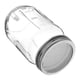 thumbnail image 1 of Insect Observation Transparent Mason Jar Wide Mouth Glass Container with Mesh Lid, 1 of 5