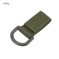thumbnail image 3 of Unique Bargains Belt Keeper Key Chain, 4 pack D Type Thickening Nylon Strap Key Chain Hook, Green, 3 of 6