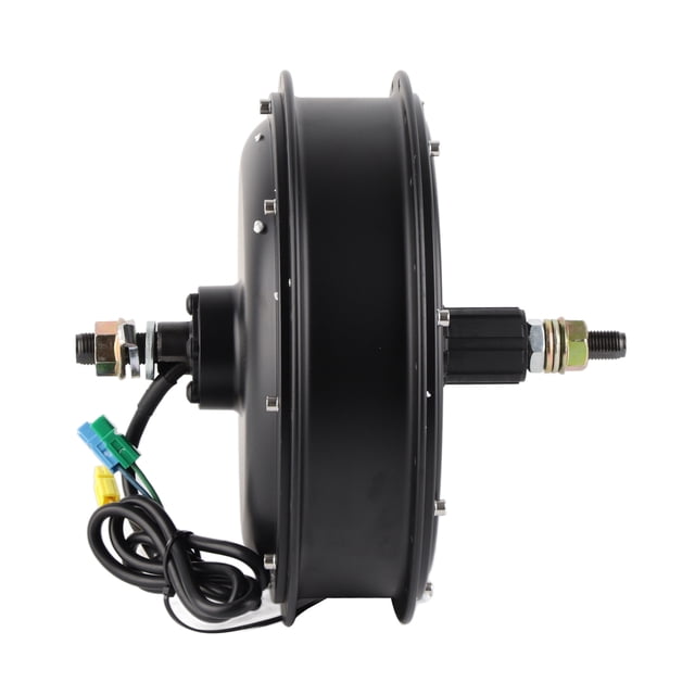 Motor de transmisión trasera de 48 V y 1500 W con cojinetes resistentes para buje trasero de bicicleta eléctrica para neumáticos de 20 y 26 pulgadas
