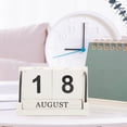 thumbnail image 4 of FONDOTIN Vintage Calendar Wooden 1 Set, 4 of 6