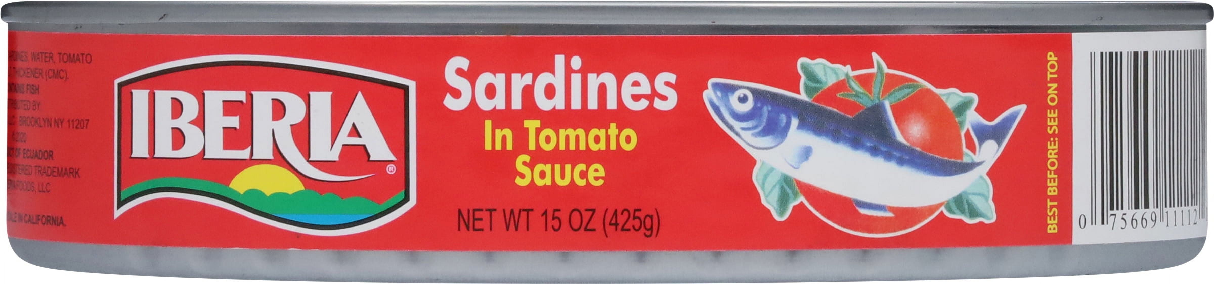 (2 pack) Iberia Sardines in Tomato Sauce 15 oz