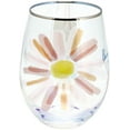 thumbnail image 6 of Pavilion Gift Company Iridescent Stemless Wine Glass, 18 oz, Pink, Purple & Yellow, 6 of 7