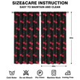thumbnail image 2 of Nursery Curtains Boys Girls Kids Cool Cherry Fruit Print Pattern Window Drapes for Living Bedroom Playroom Room Decor Rod Pocket 42x84Inch 2 Panels, 2 of 2