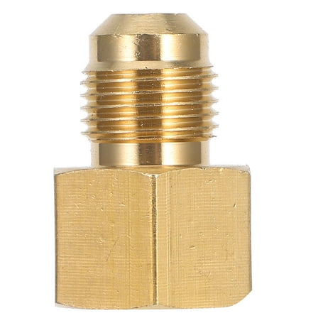 OUNONA Brass Gas Heater Fitting Outdoor Heater Accessory Quick Connect Gas Pipe Tee Adapter for Propane and Natural Gas Heaters