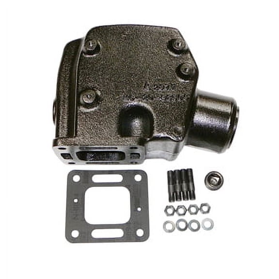 Exhaust Elbow Barr Mercruiser V6 V8 w/Center Rise 3" ID Hose 15º Dwn AnglePro #: 20-98504 X-Ref #: 98504A3