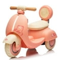 thumbnail image 5 of 12V Kids Electric Motorcycle w/ 2.4G Remote Control, 3-Wheel Design & Soft-Start for Toddlers Ages 1-3 | Safe-Ride Lights & Bluetooth, Pink, 5 of 11
