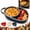 CP-5, variant on Retro Ceramic Divided Baking Dish with Single Handle, Vintage Serving Platter