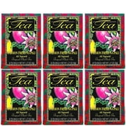 Hawaiian Islands Tea, Passion Fruit Na Pali Flavor Tropical Black Tea, All Natural - Six Boxes with 20 Tea Bags Per Box.