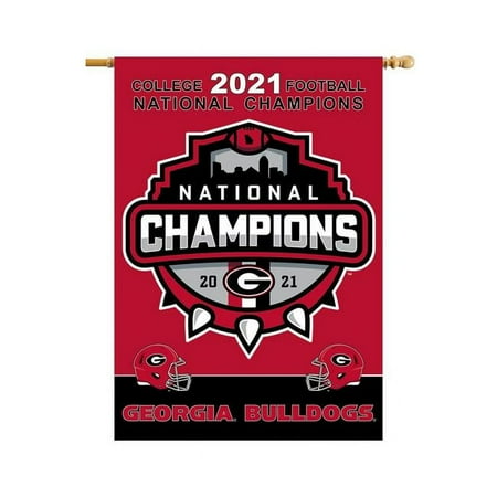 BSI Products 52802G 28 x 40 in. 2021 NCAA National Champion 2-Sided Banner
