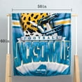 thumbnail image 5 of Jacksonville Football Blanket Classic Sherpa Double Layer Fabric Warm Blankets, Soft Flannel Throw Blankets for Football Fans Gifts 60" X 50", 5 of 6