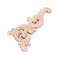 thumbnail image 1 of Wood Carved Decal Corner Onlay Applique Door Wall Decor 12*6cm Unpainted, 1 of 5