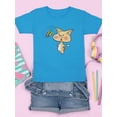 thumbnail image 3 of Kitten With A Butterfly T-Shirt Juniors -Image by Shutterstock,  Large, 3 of 4