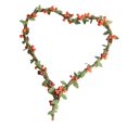 thumbnail image 4 of Boho Girls Wedding Garland Banda para el cabello Festival de flores para la frente Diadema floral naranja BLESIY Guirnalda de la frente de la boda, 4 of 5
