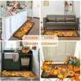 thumbnail image 6 of Hello Fall Pumpkin Decorative Kitchen Rugs Set of 2,Thanksgiving Autumn Pumpkin Front Door Mat Floor Rug for Fall Home Holiday Party Decor 17"x47"+17"x30", 6 of 6