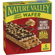 Nature Valley Wafer Bars, Peanut Butter Chocolate, 5 Bars, 6.5 OZ