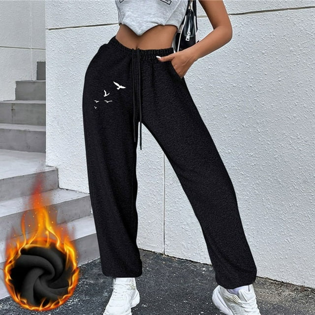 LSLJS Pantalon Femme Imprimé Sport et Décontracté, Pantalon de Travail pour Femme