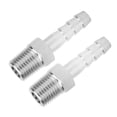 thumbnail image 3 of Conector de Acoplamiento Rápido de Acero Junta de Rosca Macho 1/4in 2pcs 6/8/10 mm Equipo neumilar Adecuado, 3 of 7