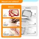 thumbnail image 1 of Matsuzay 2x estera de silicona para horno microondas, hoja de estera para hornear de silicona antiadherente, segura y confiable, fácil limpieza Herramientas y accesorios para hornear, 1 of 6