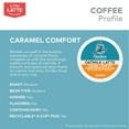 thumbnail image 3 of Caribou Coffee, Caramel Comfort Oatmilk One Step Latte Medium Roast K-Cup Coffee Pods, 10 Count, 3 of 13