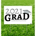thumbnail image 1 of Advanced Graphics 3624 23 x 15 in. 2021 Grad Yard Sign, Silver, 1 of 1