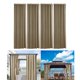 thumbnail image 1 of 4x Cortina de Ventana Sólida para Exteriores, lámpara , Apagón, Cortina Impermeable, Decoración de Patio perfecl  par de cortinas opacas, 1 of 8