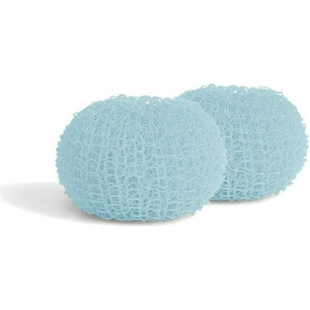 

Happon 2 Pcs Replaceable Cleaning Ball Kitchen Does Not Drop The Silk Washing Pot Brush Cleaning Ball Replace The Head Blue