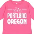 thumbnail image 4 of Inktastic Portland Oregon Biking Boys or Girls Long Sleeve Toddler T-Shirt, 4 of 5
