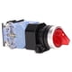 thumbnail image 5 of 10 piezas BEM38-11XD/21 Interruptor selector mantenido de 2 posiciones Interruptor de perilla de 22 mm (luz roja), 5 of 8