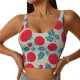 thumbnail image 1 of Balery Tomato Sujetadores deportivos con espalda cruzada para mujer, acolchados, sin costuras, de alto impacto, ideales para yoga, gimnasio, entrenamiento y fitness.-Large, 1 of 8