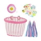 thumbnail image 2 of Cesta para bicicleta para niños, decoración de bicicletas, juego de accesorios, triciclo resistente. blanco rosa, 2 of 9