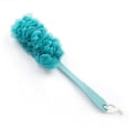 thumbnail image 5 of Loofah on a Stick, Bath Sponge with Handle, Loofah Back Scrubber for Shower, PE Soft Mesh Luffas, Exfoliating Luffa for Men and Women, Blue, 5 of 7