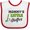 White and Red, variant on Inktastic Mommys Little Golfer with Golf Club and Ball Boys or Girls Baby Bib
