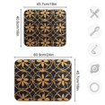 thumbnail image 4 of Yayeee Dish Drying Mat for Kitchen Counter 16"x18" Microfiber Absorbent Pad, Classic Floral, 4 of 7