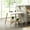 Off-White+Natural, variant on Contemporary Two Tone Solid Wood Coffee Table With Shelf, And Black, Assembly Required, 48"w X 24"d 17"h Frame Storage Space,