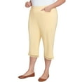 thumbnail image 3 of Alfred Dunner Womens Plus-Size Comfort Allure Embellished Capri Pant, 3 of 4