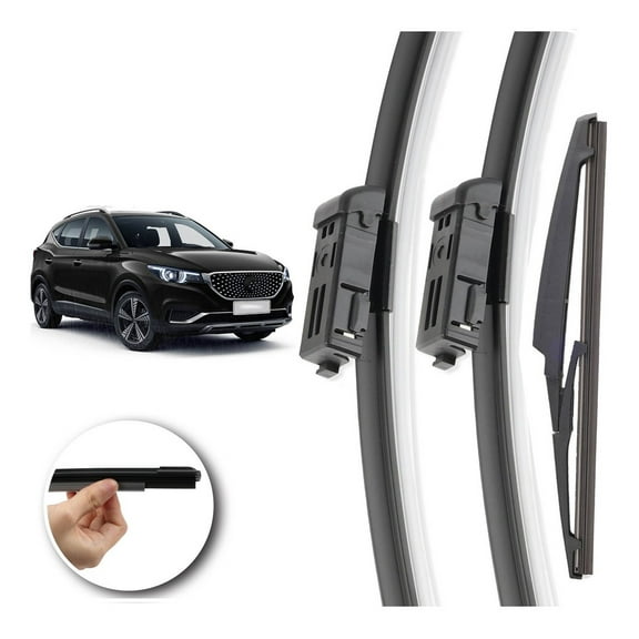 Set of 3 Windshield Wipers for Mg Zs 2017 - 2024