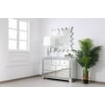 thumbnail image 5 of 47 in. silver crystal mirrored 7 drawer cabinet, 5 of 5