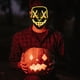 thumbnail image 4 of Máscara de fantasma de luz fría de Halloween 4 modos de iluminación Accesorios de disfraces para fiestas navideñas, 4 of 5