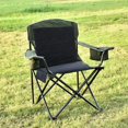 thumbnail image 5 of Almohadilla calefactora para acampar, asiento con calefacción para Patio, respaldo, funda para silla cálida, 40x40x50cm, negro, gris, cojín de gamuza acolchado duradero, 5 of 5