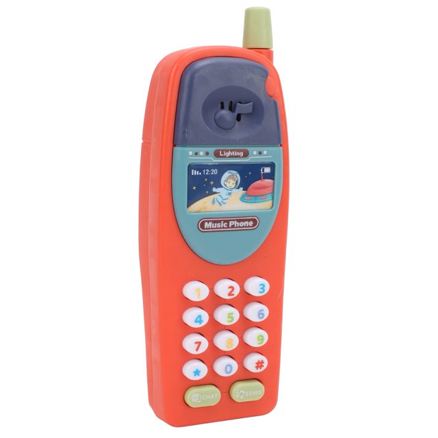 Teléfono de Juguete para Bebés, Modelo de Teléfono Con Música de PlásTiCo Divertido para Niños Pequeños, Educación de Aprendizaje