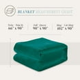 thumbnail image 3 of Solid Print All Season Fleece Blanket - Anti-Static - Plush, Soft and Cozy, Twin/Twin XL, Teal, 3 of 5