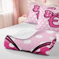 thumbnail image 4 of meiyoeat 3D Cartoon Initial E Bed Spread Queen For Girls,Princess Bow Monogram Art Queen Coverlet Set,3-Piece,1 Quilt and 2 Pillowcases, 4 of 7