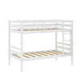 thumbnail image 3 of HH2Home Essentials Campbell Wood Twin over Twin Bunk Bed, White, 3 of 13