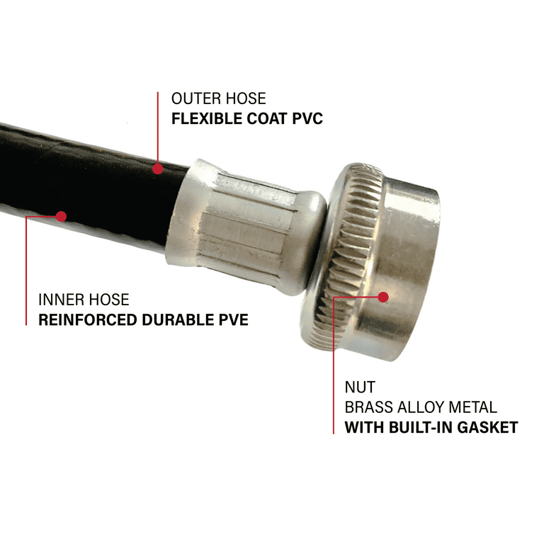 Dr. Rooter Water Supply Hose, 6 ft, Single Hose photo 5