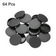 thumbnail image 3 of Uxcell 64Pcs 50mm(2 1/5') Black Round Hole Plugs Nylon Plastic Flush Type Hole Plug Insert End Cap for Locking Hole Tube, 3 of 6