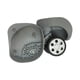 thumbnail image 3 of 2 ruedas para maleta de viaje, ruedas para carrito, piezas de reparación, altura 9,1 cm, silenciosas Gris, 3 of 9