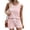 Veiled Rose, variant on Ekouaer Two Piece Summer Outfits 2 Piece Sets Cruise Lounge Set Sleeveless Tank & Shorts Pajama Set with Pockets